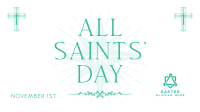 Solemn Saints' Day Facebook event cover Image Preview