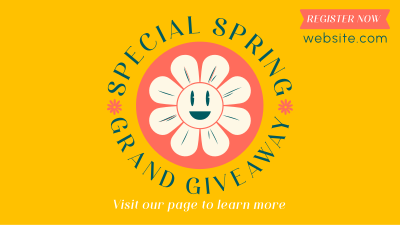 Spring Giveaway Facebook event cover Image Preview