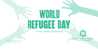 World Refugee Day Twitter Post Design