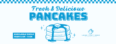 Retro Pancakes Facebook cover Image Preview