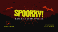 Ghost Stories Facebook Event Cover Design