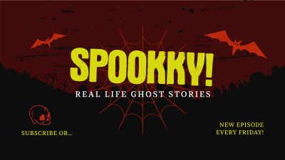 Ghost Stories Facebook event cover Image Preview