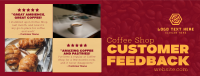 Modern Coffee Shop Feedback Facebook cover Image Preview