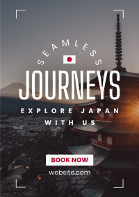 Japan Travel Bookings Poster Preview