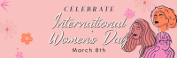Celebrate Women's Day Twitter Header Design