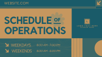Brutalism Operating Hours Animation Preview