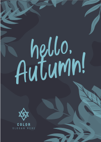 Hello Autumn Season Poster Image Preview