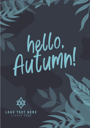 Hello Autumn Season Poster Image Preview