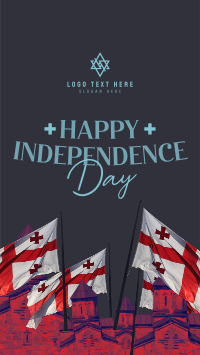 Happy Independence Day Georgia! Facebook Story Preview