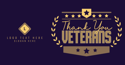 Thank you Veterans Wreath Facebook ad Image Preview