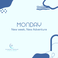 Monday Adventure Instagram Post Design