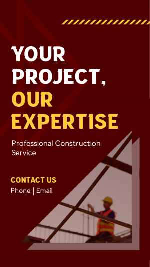 Construction Experts Facebook story Image Preview