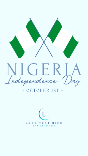 Nigeria Day Instagram story Image Preview