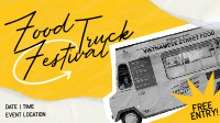 Food Truck Festival Facebook Event Cover Design