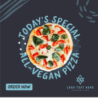 Vegan Pizza Instagram post Image Preview