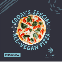 Vegan Pizza Instagram Post Design