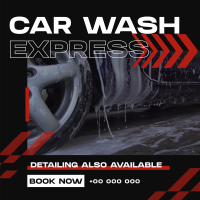 Premium Car Wash Express Instagram Post Design