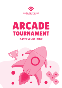 Arcade Tournament Poster Design