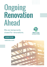 Ongoing House Renovation Poster Image Preview