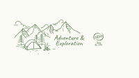 Adventure and Exploration YouTube Banner Design