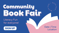 Community Book Fair Facebook event cover Image Preview
