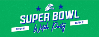 Watch Live Super Bowl Facebook cover Image Preview