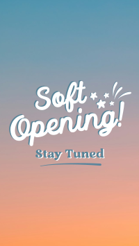 Soft Opening Launch Cute Instagram story Image Preview