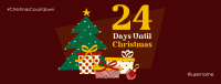 Festive Christmas Countdown Facebook cover Image Preview