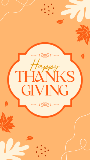 Thanksgiving Generic Greetings Facebook story Image Preview
