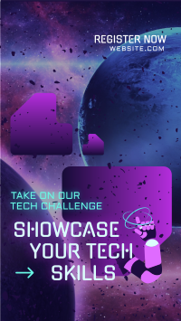 Tech Skill Showdown Instagram Reel Image Preview