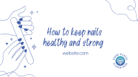 How to keep nails healthy Facebook event cover Image Preview