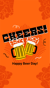 Cheery Beer Day Facebook Story Design