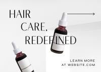 Minimalist Hair Care Product Postcard Preview