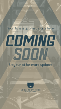 Coming Soon Fitness Gym Teaser Instagram Story Design