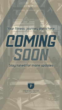 Coming Soon Fitness Gym Teaser Instagram story Image Preview