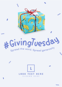 Quirky Giving Tuesday Flyer Image Preview