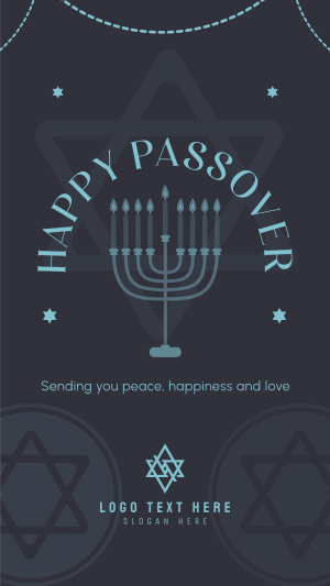 Happy Passover Greetings Facebook story Image Preview