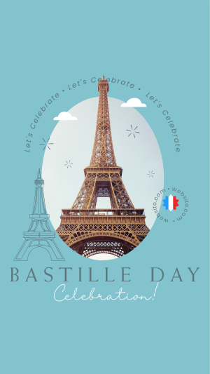 Let's Celebrate Bastille Facebook story Image Preview