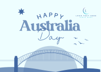 Australia Day Postcard Design