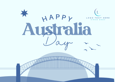 Australia Day Postcard Image Preview