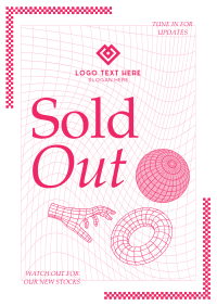 Brutalism Sold Out Flyer Design