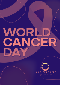 Gradient World Cancer Day Poster Image Preview