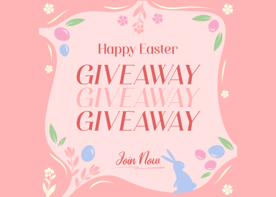 Blessed Easter Giveaway Postcard Image Preview