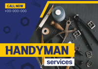 Handyman Professional Services Postcard Image Preview