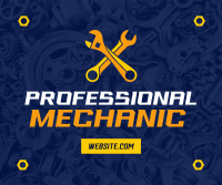 Professional Auto Mechanic Facebook Post Design