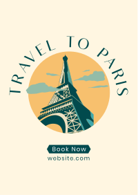 Paris Travel Booking Flyer Design