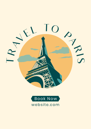 Paris Travel Booking Flyer Image Preview