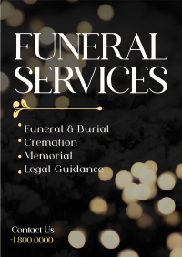 Elegant Funeral Flyer Image Preview