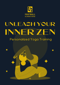 Quirky Yoga Unleash Your Inner Zen Poster Image Preview