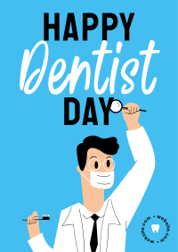 A Happy Dentist Poster Image Preview